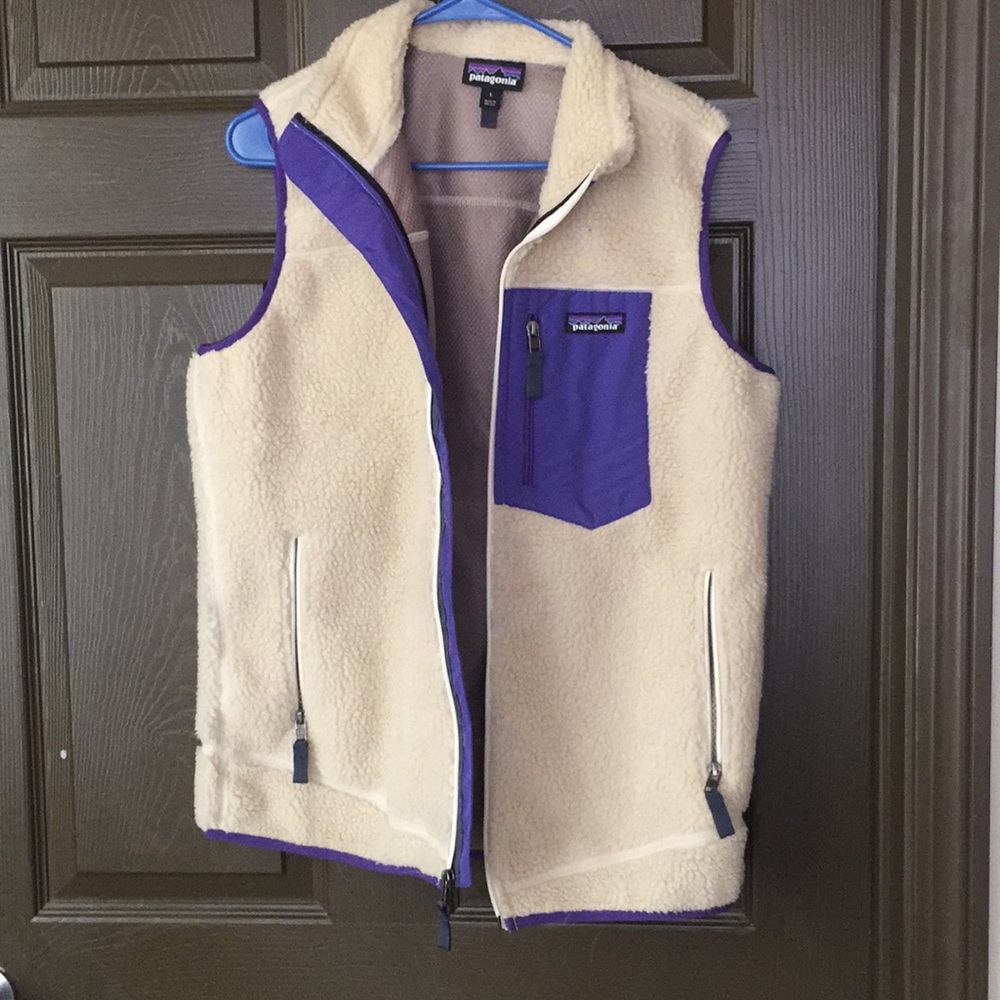Retro pile fleece Patagonia vest